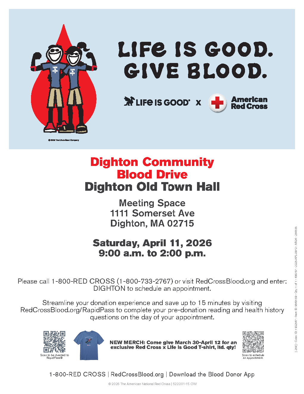 Dighton Blood Drive 2026